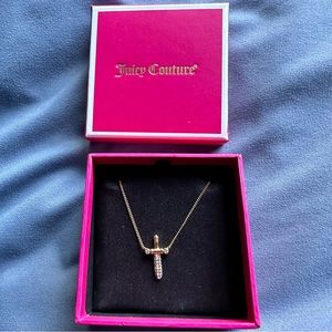 Juicy Couture Dagger gold necklace